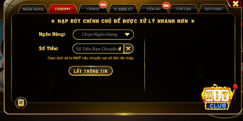 nạp tiền hitclub