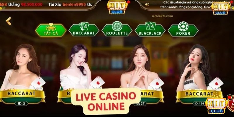 Những đối tác của casino Hitclub là những nhà cung cấp có tiếng