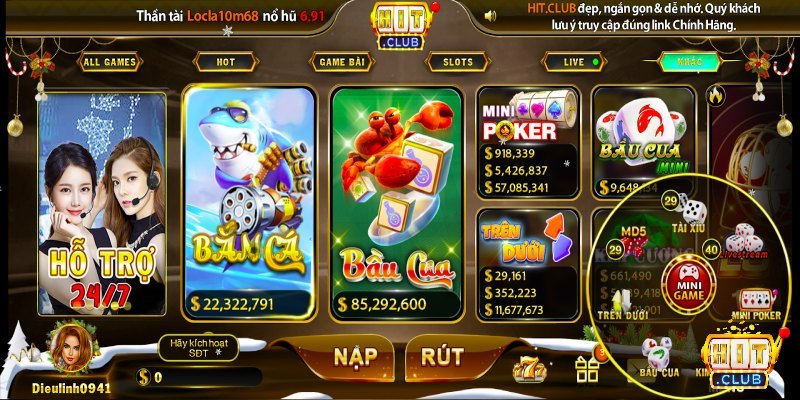 Tải app Hitclub tốc độ truy cập nhanh với đồ họa đỉnh cao